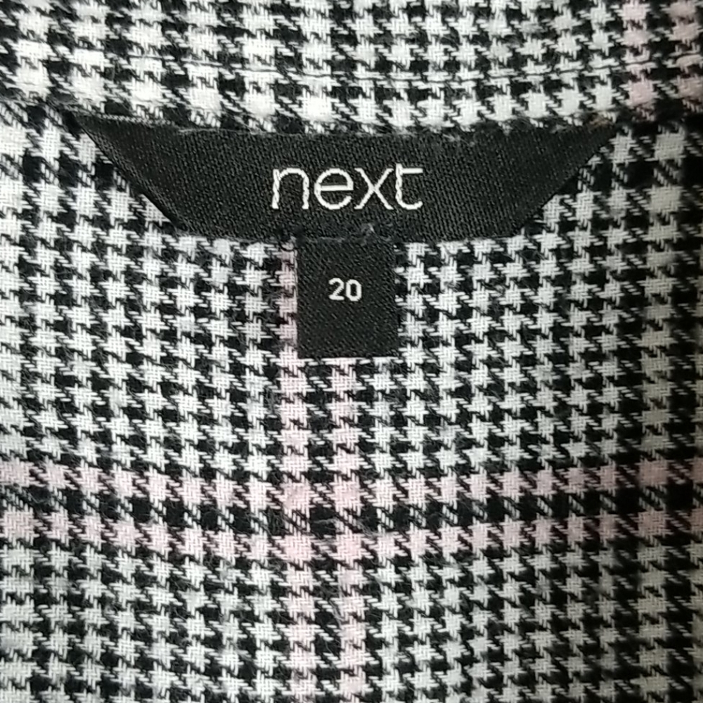 Next| Button Down Plaid Pattern Top - image 3